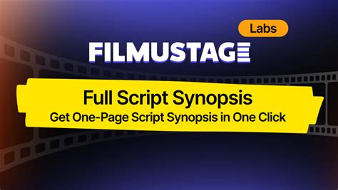 Image result for Script Synopsis Examples