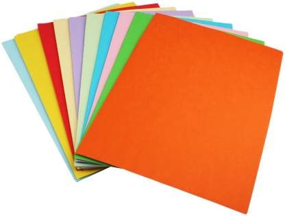 Flipkart.com | AND Retails Standard Unruled A4 80 gsm Coloured Paper ...