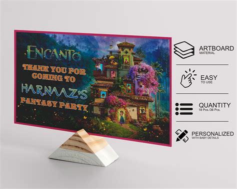 Encanto Theme Thank You Card | Birthday party decoration online – Party ...