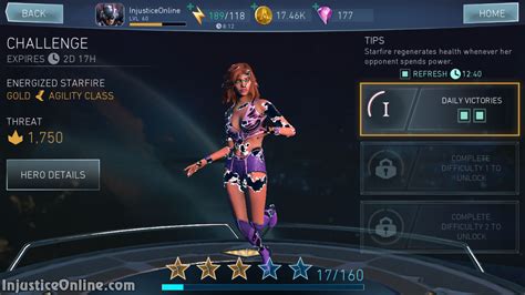 injustice-2-mobile-energized-starfire-challenge-screenshot-02 ...