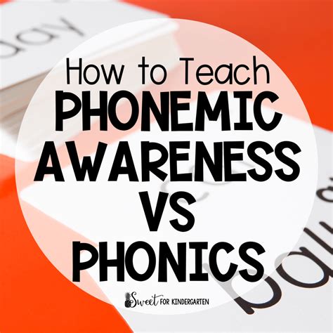 How to Teach Phonemic Awareness vs Phonics