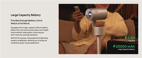 XGIMI 2025 New Launch MoGo 3 Pro Portable DLP Projector,1080P FHD ...