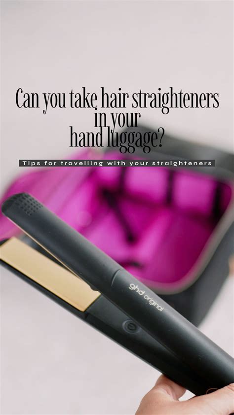 Can you take hair straighteners on a plane in hand luggage? - The ...