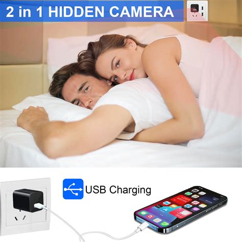 Buy Spy Camera Charger, Hidden Camera Mini Spy Camera with 1080P USB ...