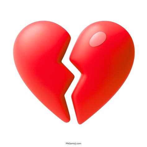 Heart Break Emoji Multicolor 3D PNG, ClipArt Collection » Download PNG ...