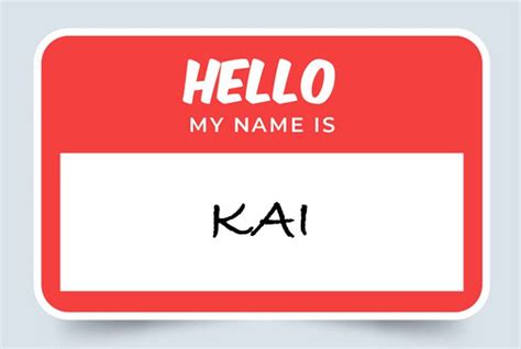 Kai Name Meaning: Origins and Significance