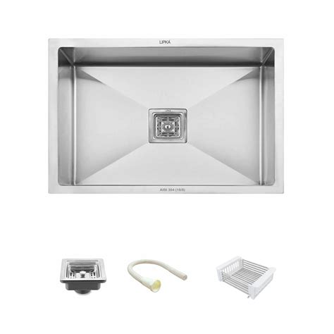 Handmade Single Bowl Kitchen Sink (20 x 17 x 9 Inches) - LIPKA | Lipka Home