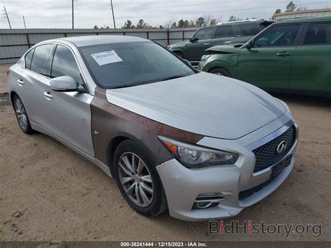 Report JN1BV7APXFM331087 INFINITI Q50 2015 Silver Gasoline - price and damage history