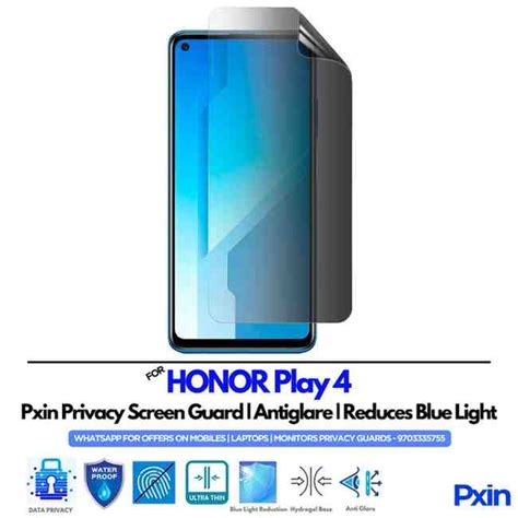 Privacy Screen Guard for HONOR Play 4 | No.1