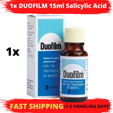 1 X DUOFILM 15ml Salicylic Acid For Removing Plantar India | Ubuy