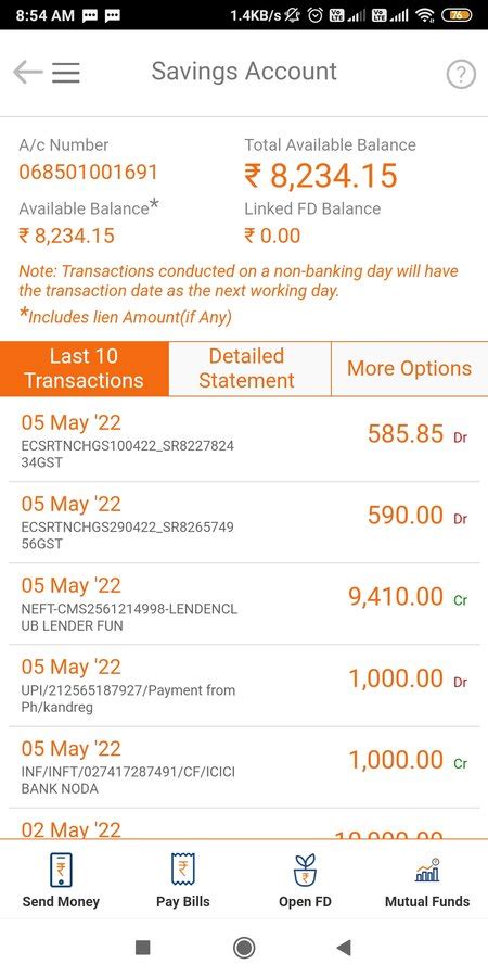 [Resolved] ICICI Bank — ecsrtnchg debit of inr 590