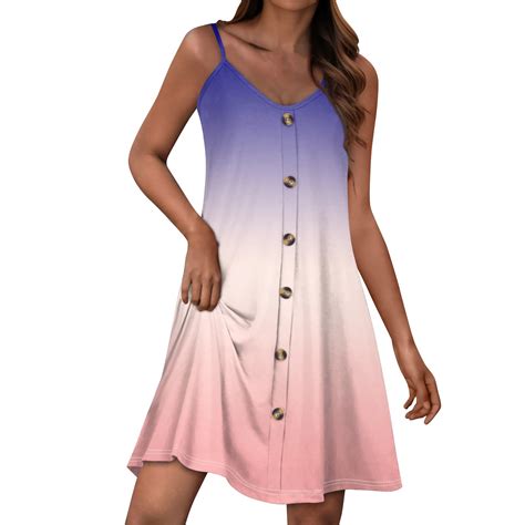 GXIPO Petite Summer Dresses for Women Beach Cover Ups Sleeveless ...