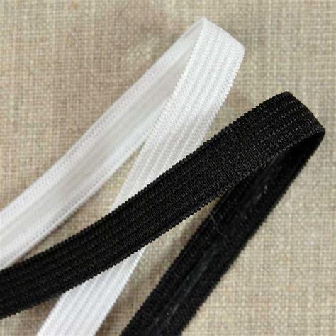 Élastique anti-glisse à bande silicone plat 10 mm - A&A Patrons