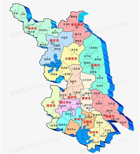 江苏地图图片免费下载_PNG素材_编号z2rij3dkr_图精灵