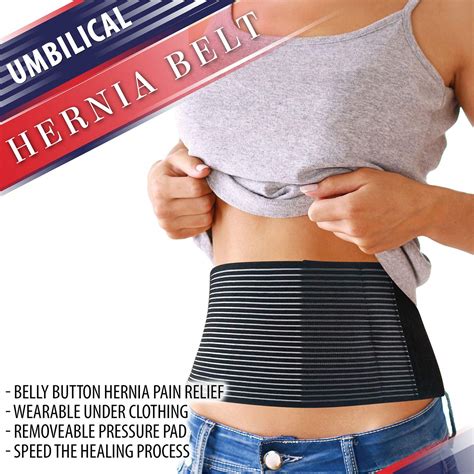 Hernia Belt for Men and Women - Abdominal Binder for Umbilical Hernias ...