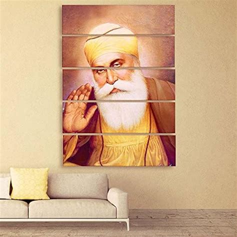 Casperme Multiple Frames Guru Nanak Dev Ji Wall Painting for Living ...