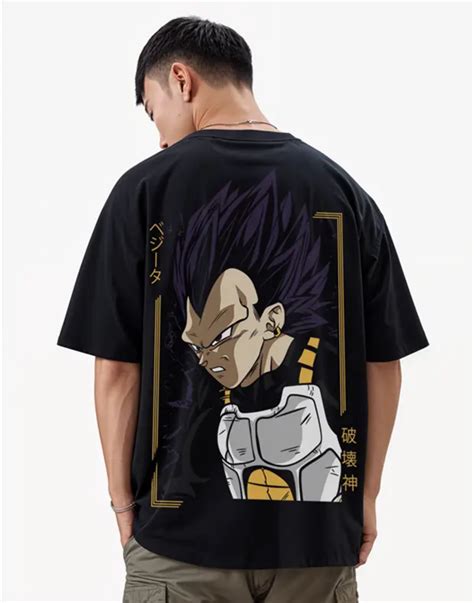 Vegeta Anime Premium Heavy Oversized T-Shirt