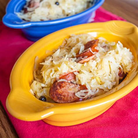 Kielbasa Sausage And Sauerkraut