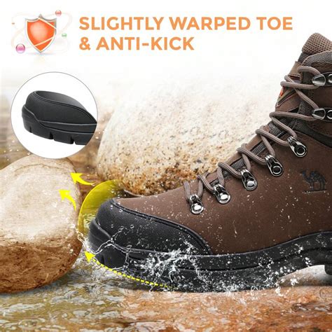 CAMEL CROWN Botas de senderismo para hombre, botas de trekking para ...