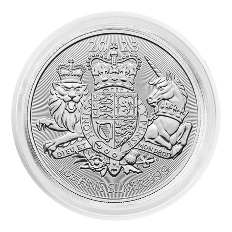 The Royal Arms 2023 1oz Silver Bullion Coin | The Royal Mint