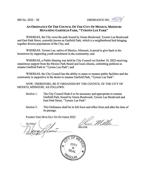 Tyronn Lue Park | Mexico, MO - Official Website