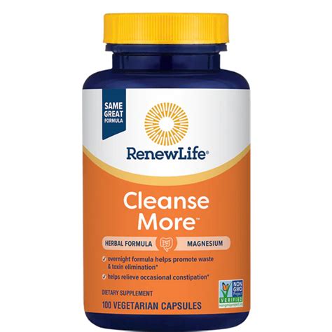 Cleanse More™ - Capsules Nettoyantes à Base de Plantes et Minéraux ...