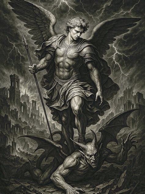 Gustave Doré – Lucifer banished | Gustave dore, Angel wall art, Milton ...