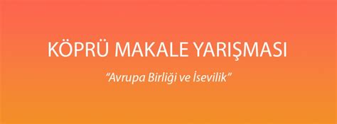 Köprü Makale Yarışması | Avrupa Birliği ve İsevilik | KÖPRÜ DERGİSİ