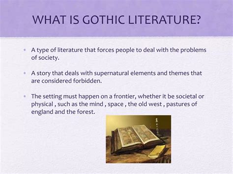 Gothic literature | PPTX