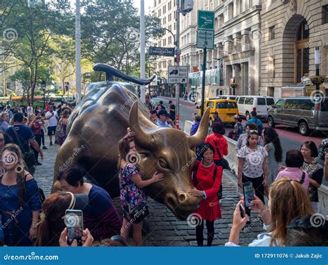 Manhattan, New York City, United States, Charging Bull of Wall Street ...