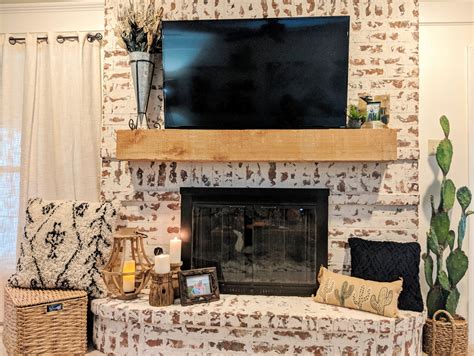 How to German Schmear your Brick Fireplace — Tara Vander Dussen
