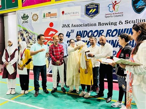 J-K: Exciting conclusion of 4th District Srinagar Indoor Rowing ...