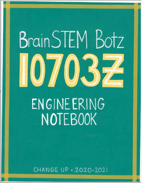 Image result for VEX Engineering Journal Samples