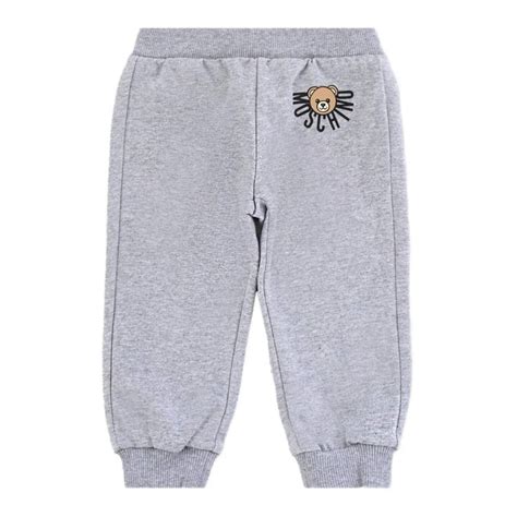 Baby Unisex Grey Teddy-Logo Tracksuit