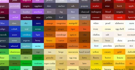 Find the Perfect Hue with This Handy Color Thesaurus - Creative Market Blog