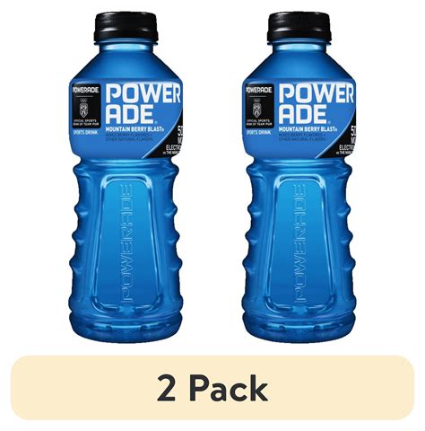 (2 pack) POWERADE Mountain Berry Blast, ION4 Electrolyte Enhanced Fruit ...