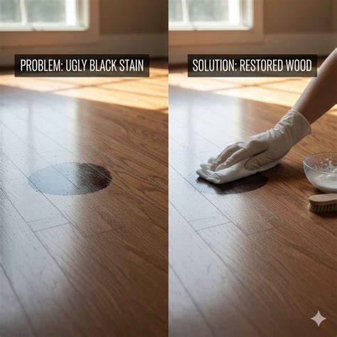 How to Get Rid of Black Stains on Hardwood Floors – Home Improvement Way