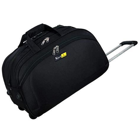 Buy Skysun Luggage Travel Duffel Trolley Bag with 2 Wheels Duffel ...