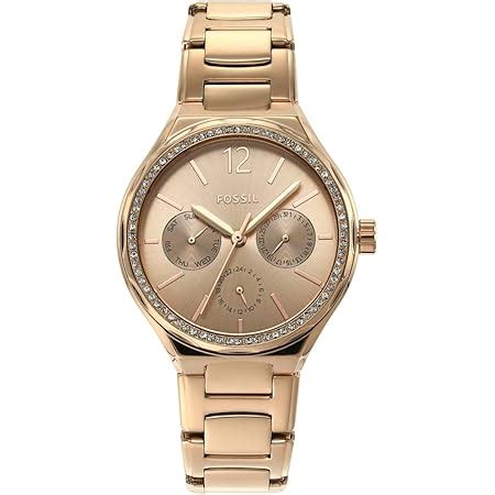 Fossil Analog Rose Gold Dial Women's Watch-ES2859 : Amazon.in: Watches