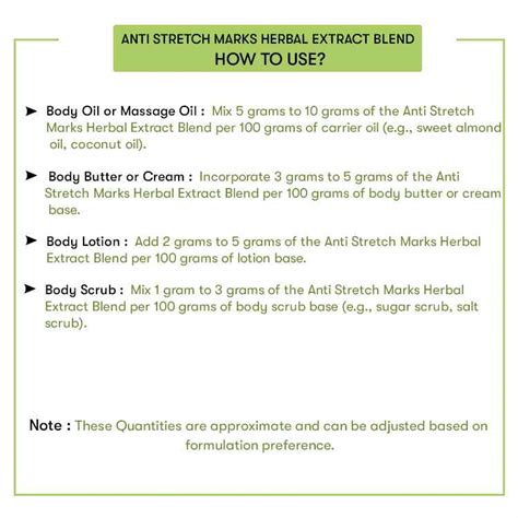 Buy Anti Stretch Marks Herbal Extract Blend Oil Online in India | Bulk ...