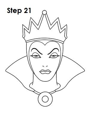 How to Draw the Evil Queen (Snow White)