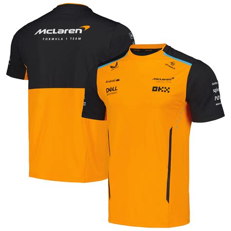 Castore Men's Castore Oscar Piastri Orange McLaren F1 Team 2024 Set Up ...