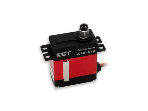 KST A12-610 V8 Digital HV Servo 20g / 12,0 mm / 0,10sec / 9,0kg / 2BB ...