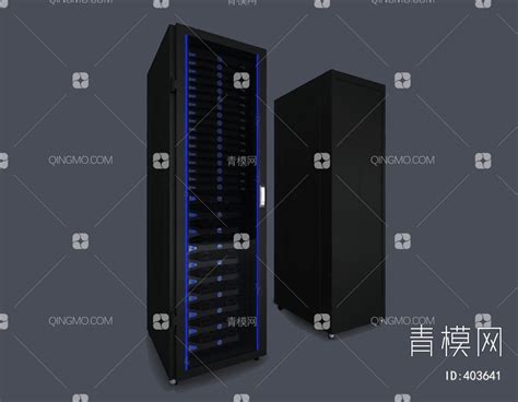【服务器3D模型】_蓝紫现代服务器3d模型下载_ID403641_免费3Dmax模型库 - 青模3d模型网