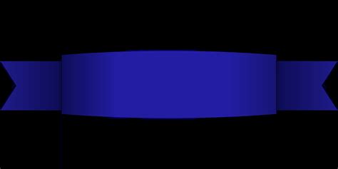 Header Blue Ribbon Transparent Free PNG M2GI9W8T - Pngsource