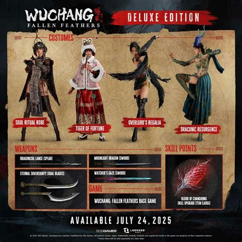 Buy WUCHANG: Fallen Feathers Deluxe Edition from the Humble Store