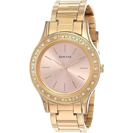 Buy Sonata Play Analog Rose Gold Dial Women's Watch-NN8141WM01 ...