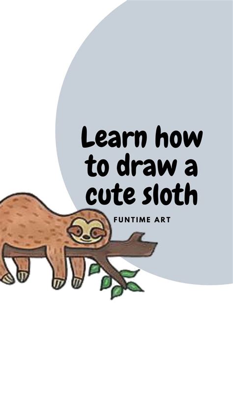 Draw so Cute Sloth 的图像结果