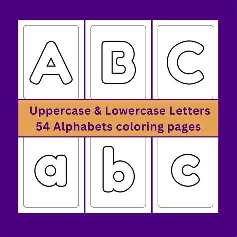 Alphabet Upper And Lower Case Coloring Pages [2025]