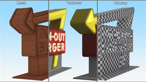 In N Out Burger Stand Light 3D | 3D Molier International